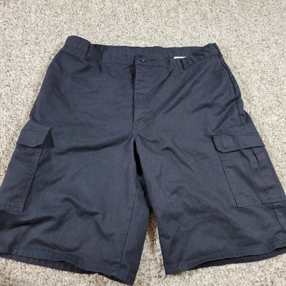DICKIES Shorts Mens 40 Black Cargo Skate Casual Work - Picture 1 of 9